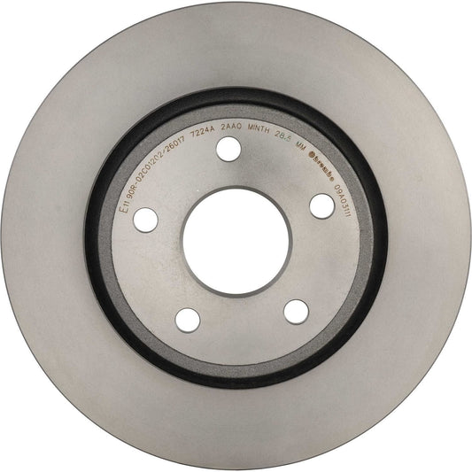 BRE-09.A031.11 - PAR DE DISCOS DE FRENO DELANTEROS PARA JEEP COMMANDER BASE 2006-2007