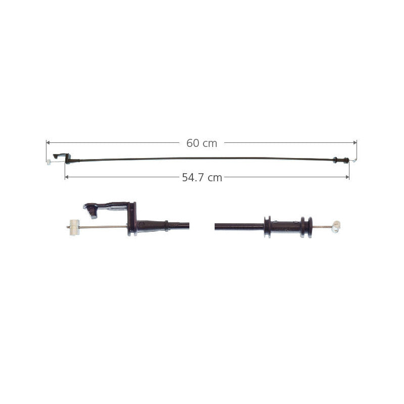 MANJ-96491 - CHICOTE CERRADURA PARA FORD IKON 2001-2007 DERECHA/IZQUIERDA TRASERO