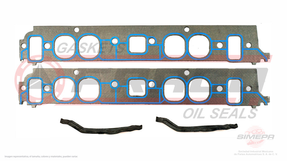 MIX-3082081 - EMPAQUE MULTIPLE DE ADMISION PARA CHEVROLET C5500 KODIAK V8 6.0 L 16 V. OHV 1991