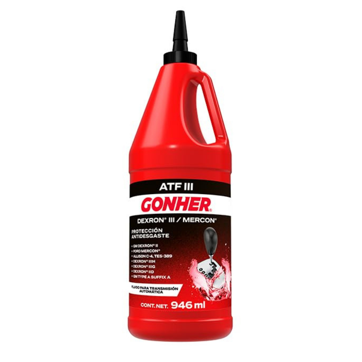 GH-1035991 - ACEITE GONHER ATF DEXRON III CAJA CON 12 PIEZAS DE 946ML