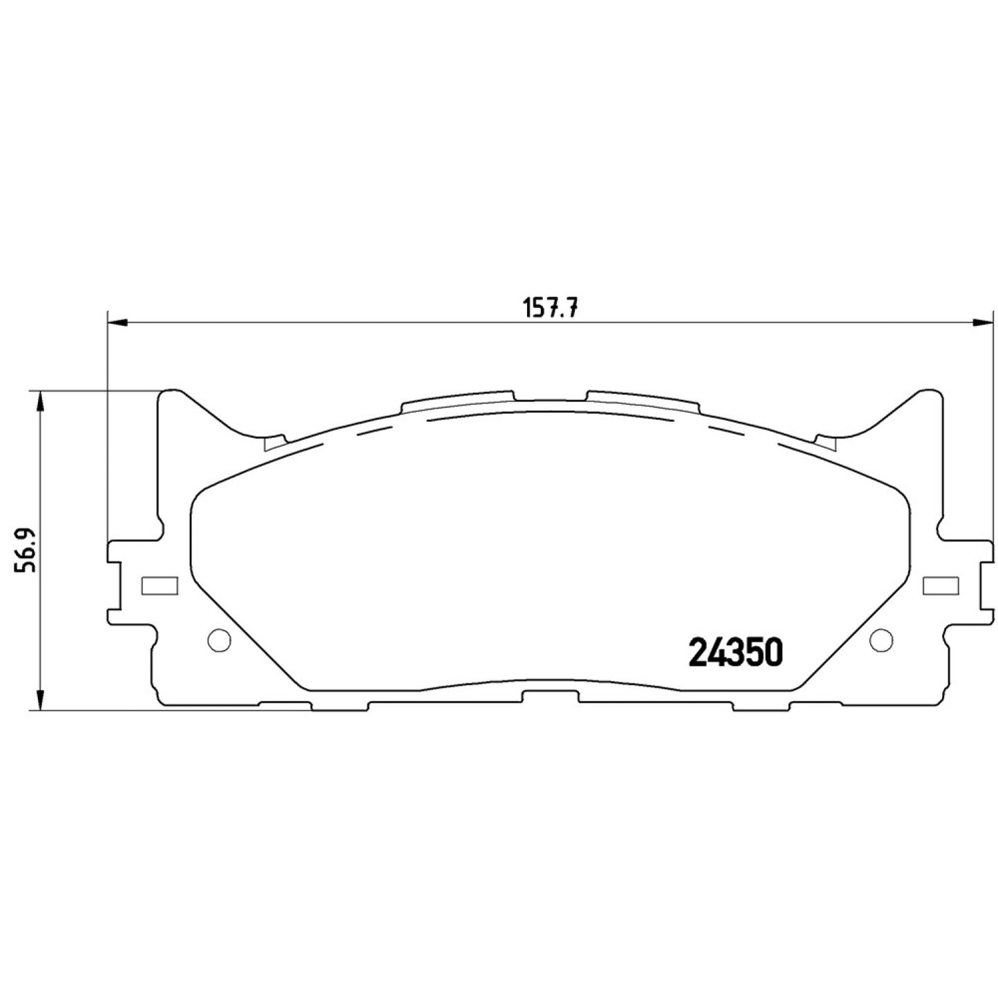 BRE-P83117 - BALATAS DELANTERAS PARA TOYOTA AVALON XL 2008-2008