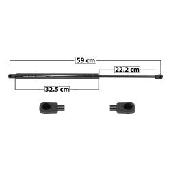 MANJ-50780 - AMORTIGUADOR 5TA PUERTA PARA NISSAN QUEST 2004-2009 DERECHA/IZQUIERDA