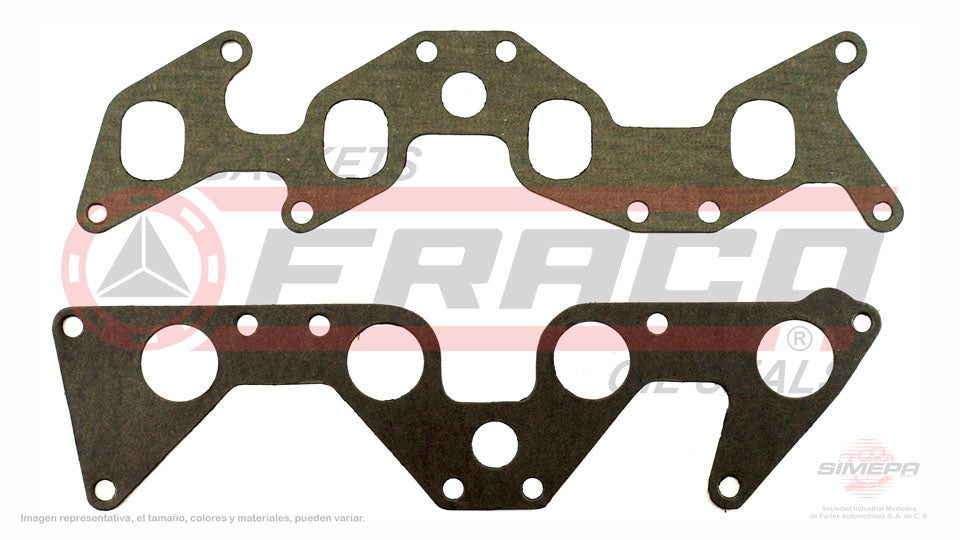 MIX-3040070 - EMPAQUE MULTIPLE DE ADMISION PARA CHEVROLET LUV L4 2.2 L. 8 V SOHC 1999-2005