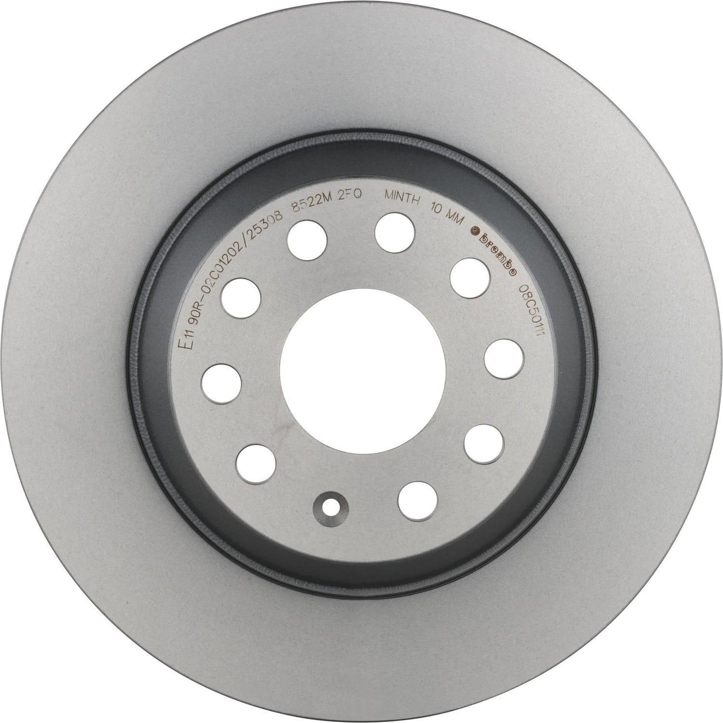 BRE-08.C501.11 - PAR DE DISCOS DE FRENO TRASEROS PARA AUDI A3 DYNAMIC  2.0 4 2017-2019