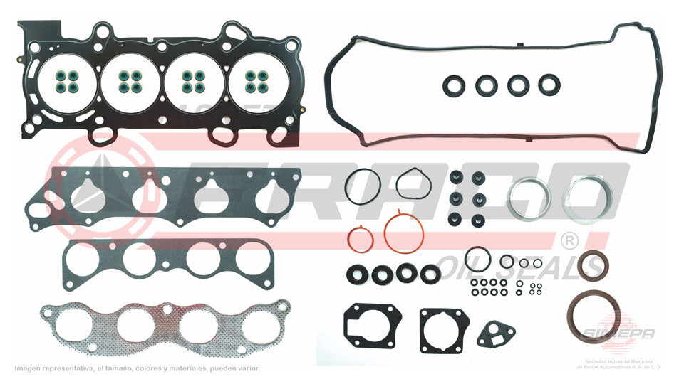 FSX-3540213 - JUEGO DE EMPAQUES PARA ACURA TSX L4 2.4 L 16 V. DOHC K24A2 2004-2008