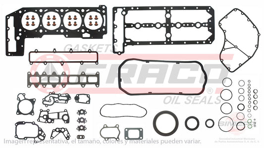 FSX-2540400 - JUEGO DE EMPAQUES PARA FIAT DUCATO L4 3.0 L DIESEL 16 V. DOHC F1CE3481E/M 2008-2011