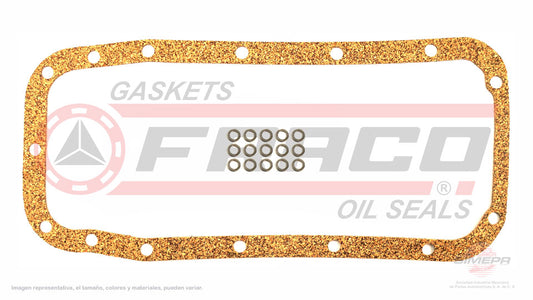 OSX-6040030 - EMPAQUE DE CARTER PARA CHEVROLET CHEVY L4 1.6 L. 8 V. SOHC 1996-2012