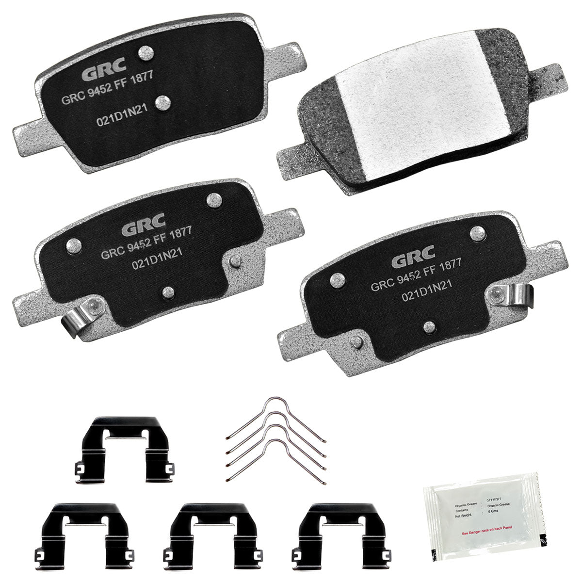 GPRD1877 - BALATAS SEMIMETALICAS TRASERAS PARA BUICK ENCLAVE 2018-2020