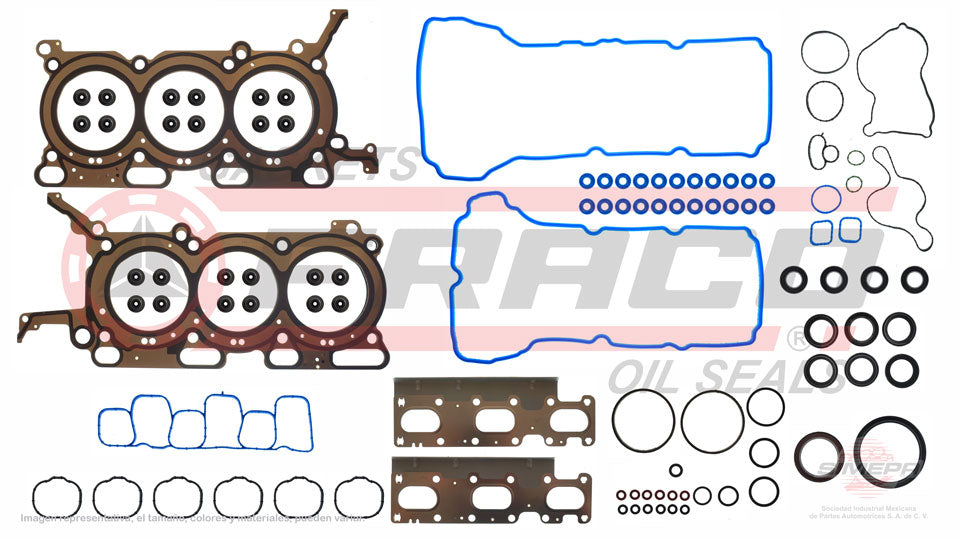 FSX-2662067 - JUEGO DE EMPAQUES PARA FORD EDGE V6 3.5 L DOHC 24 V. DOHC 2011-2013