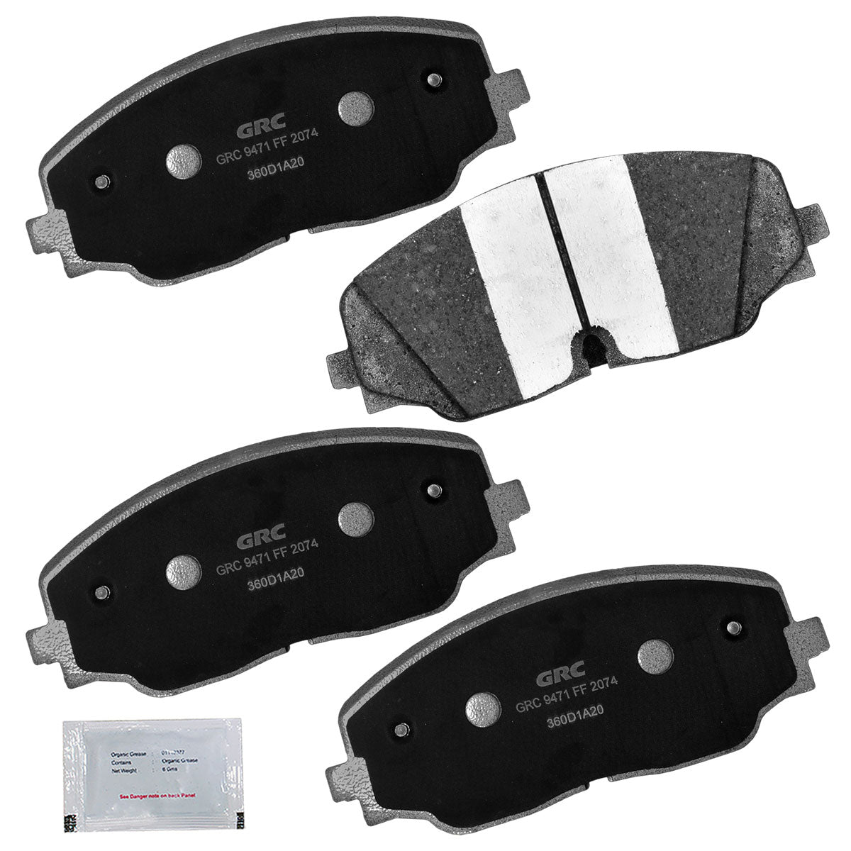 GPRD2074 - BALATAS CERAMICAS DELANTERAS PARA VOLKSWAGEN ATLAS 2018-2024