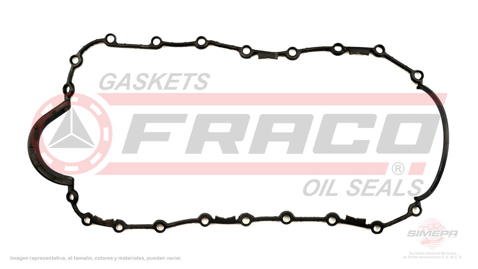 OSX-6540109 - EMPAQUE DE CARTER PARA RENAULT CLIO L4 1.6 L 16 V. DOHC K4M 2002-2010