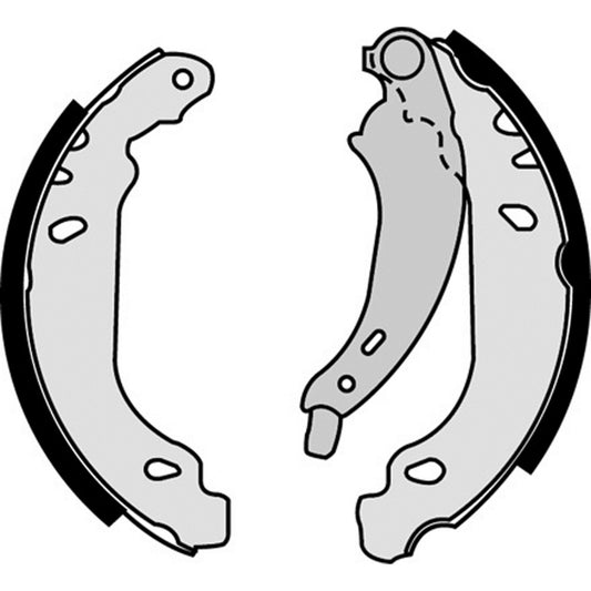 BRE-S61525 - ZAPATAS TRASERAS PARA PEUGEOT 206 BASE 2000-2000