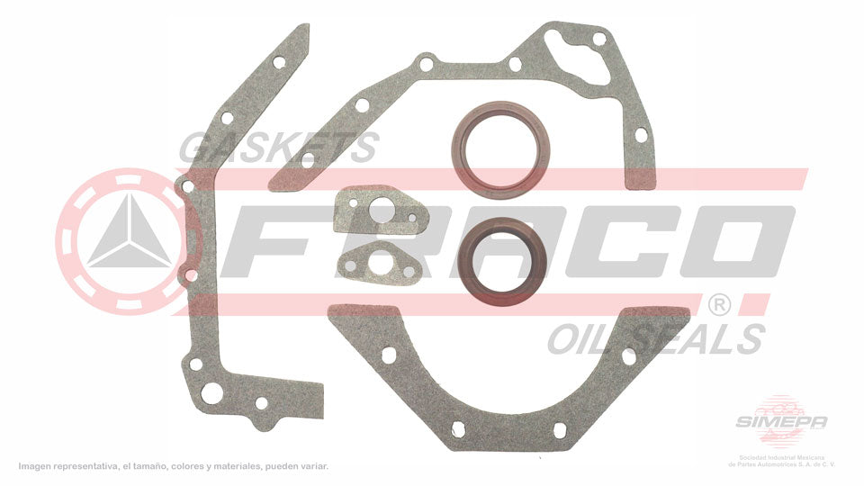 TCX-2640054 - EMPAQUE DE TAPA DE DISTRIBUCION PARA FORD ESCORT L4 2.0 L SOHC 8 V. 122 CID 1997-2002