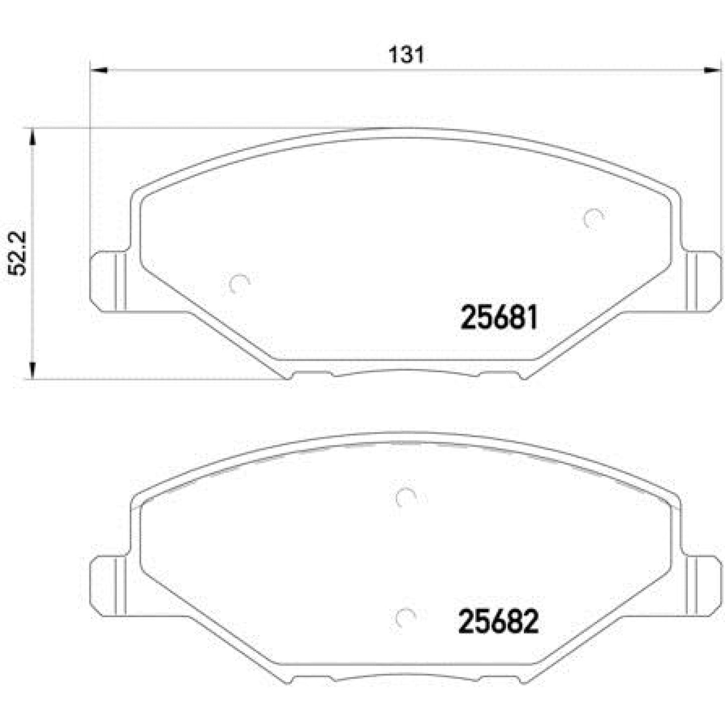 BRE-P85121 - BALATAS DELANTERAS PARA CHANGAN ALSVIN BASE 2022-2024