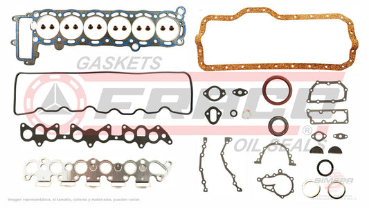 FSX-8060020 - JUEGO DE EMPAQUES PARA TOYOTA CELICA L6 2.8 L 12 V. 5ME 1981