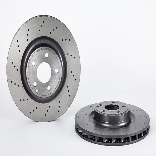 BRE-09.B744.51 - PAR DE DISCOS DE FRENO DELANTEROS PARA MERCEDES-BENZ SLK350 BASE 2013-2014