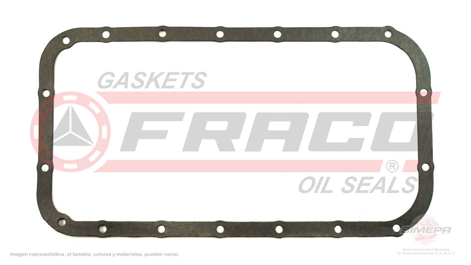 OSX-8940040 - EMPAQUE DE CARTER PARA CHEVROLET SAIL L4 1.4 L 16 V. DOHC LCU 2012-2015