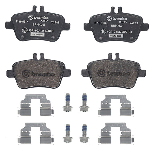 BRE-P50091X - BALATAS TRASERAS PARA MERCEDES-BENZ A180 BASE 2013-2016
