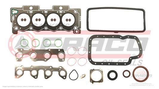 FSX-6240050 - JUEGO DE EMPAQUES PARA PEUGEOT 206 L4 1.4 L 8 V. SOHC TU3JP 2000-2008