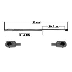 MANJ-60199 - AMORTIGUADOR 5TA PUERTA PARA FORD ESCAPE 2001-2007