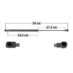 MANJ-60039 - AMORTIGUADOR 5TA PUERTA PARA SEAT IBIZA 2003-2008 DERECHA/IZQUIERDA