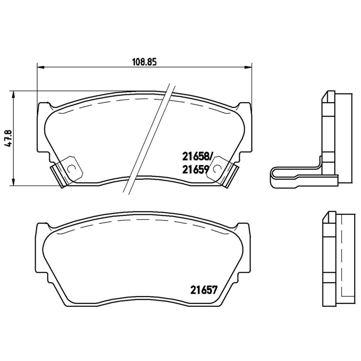 BRE-P56027 - BALATAS DELANTERAS PARA NISSAN SENTRA BASE 1993-1993