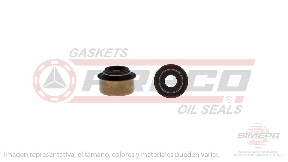 S-4701-V - (50 PIEZAS) SELLO DE VALVULA (RETEN) PARA FORD FIESTA L4 1.3 L SOHC 8 V. SOHC ENDURA 1999-2001