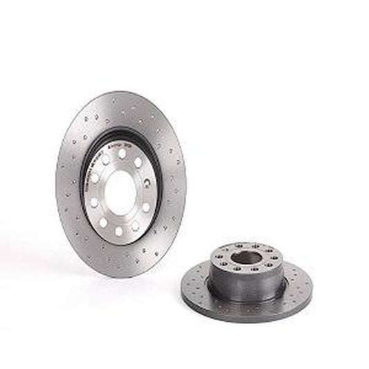 BRE-08.B413.1X - PAR DE DISCOS DE FRENO TRASEROS PARA AUDI A1 COOL 2011-2014