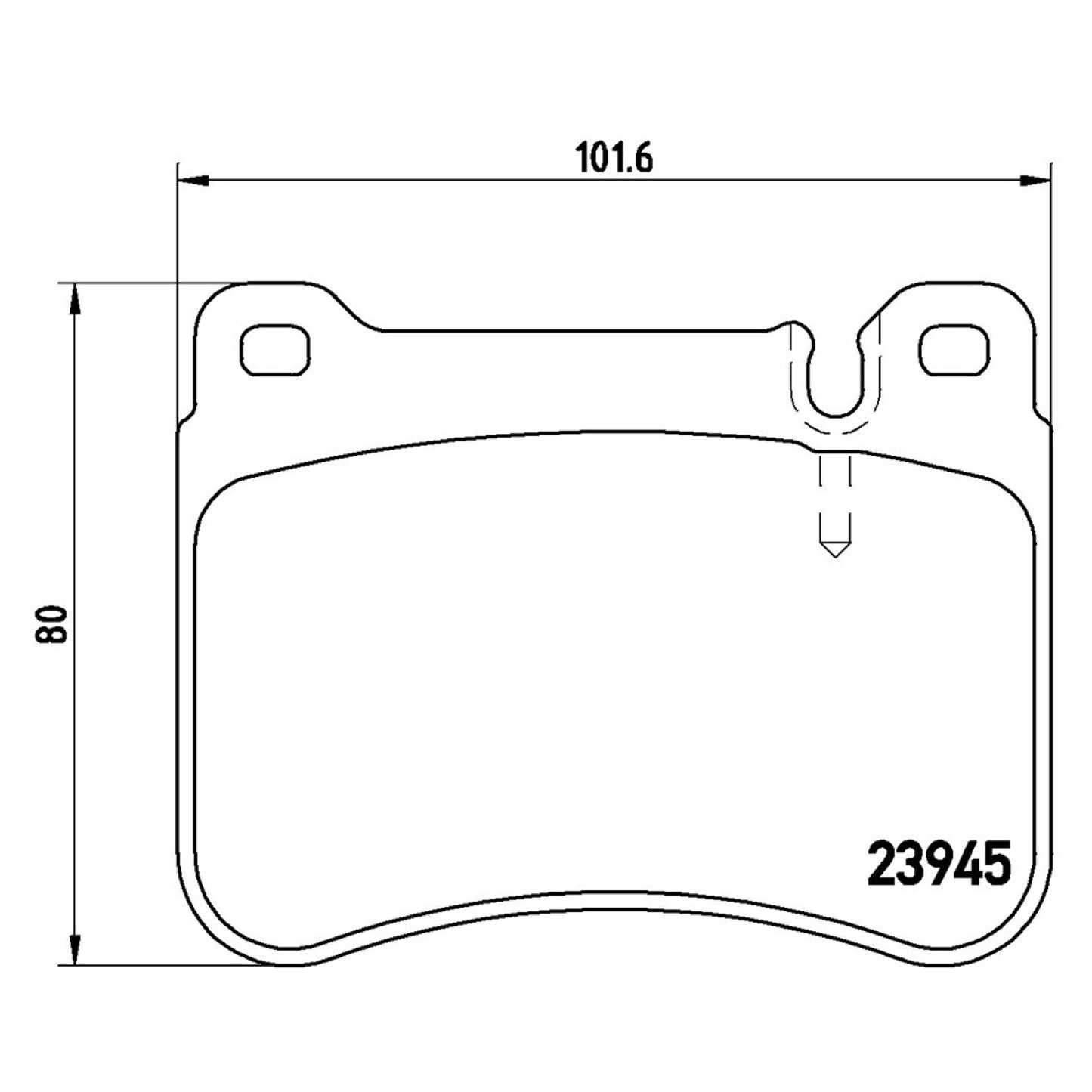 BRE-P50073X - BALATAS DELANTERAS PARA MERCEDES-BENZ SLK350 BASE 2007-2009