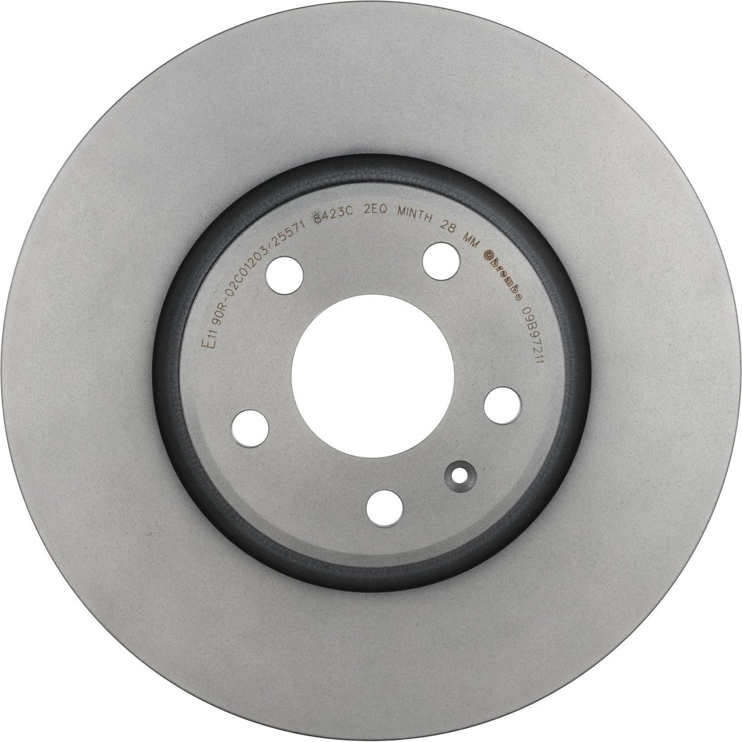 BRE-09.B972.11 - PAR DE DISCOS DE FRENO DELANTEROS PARA AUDI A4 BASE 2012-2014