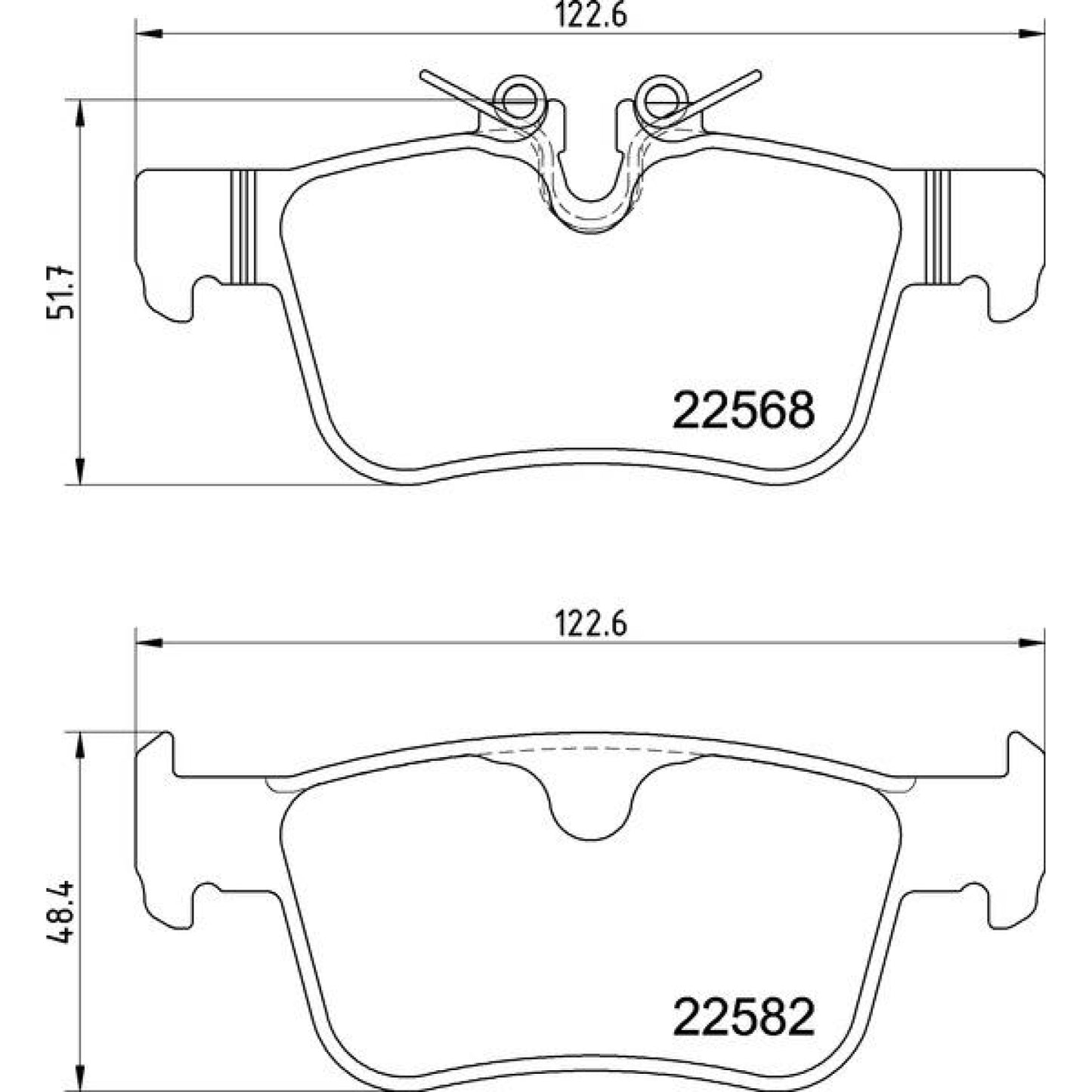 BRE-P86030 - BALATAS TRASERAS PARA VOLVO S90 T5 INSCRIPTION 2017-2017
