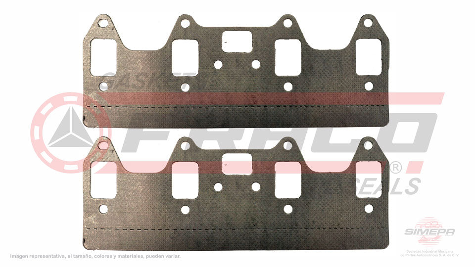 MEX-2682090 - EMPAQUE MULTIPLE DE ESCAPE PARA FORD F-500 V8 5.4 L 16 V. OHV 1975-1977