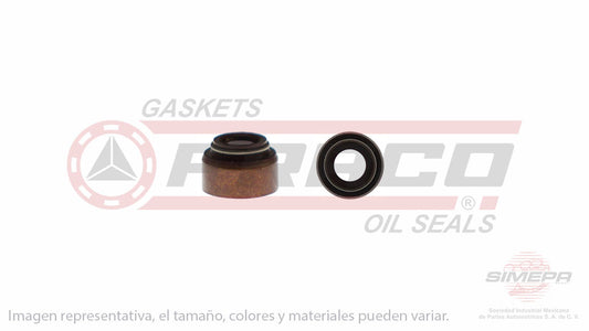 S-5241-V - (50 PIEZAS) SELLO DE VALVULA (RETEN) PARA TOYOTA CELICA L4 2.4 L 8 V. SOHC 22R 22RE 22REC 1981-1982