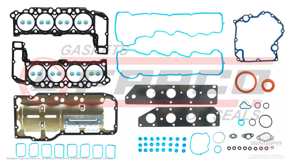 FSX-0282007 - JUEGO DE EMPAQUES PARA CHRYSLER ASPEN V8 4.7 L 16 V SOHC 2008-2009