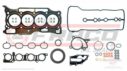 FSX-5840187 - JUEGO DE EMPAQUES PARA NISSAN JUKE L4 1.6 L 16 V. DOHC HR16DE 2010-2014