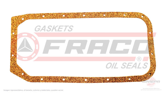 OSX-8040151 - EMPAQUE DE CARTER PARA TOYOTA CARINA L4 1.6 L 8 V. OHV 2TC 1971-1973