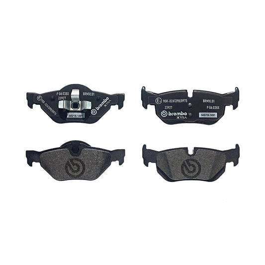 BRE-P06038X - BALATAS TRASERAS PARA BMW 120I BASE 2007-2012