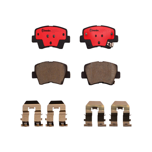 BRE-P30067N - BALATAS TRASERAS PARA DODGE ATTITUDE GL 2012-2014