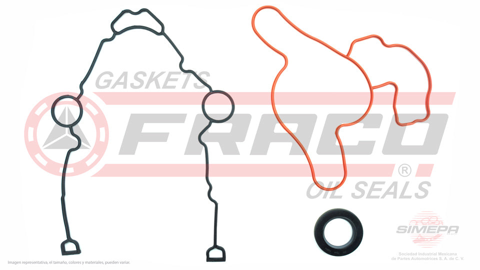 TCX-1182108 - EMPAQUE DE TAPA DE DISTRIBUCION PARA CHRYSLER 300 V8 5.7 L 16 V. HEMI 2005-2008