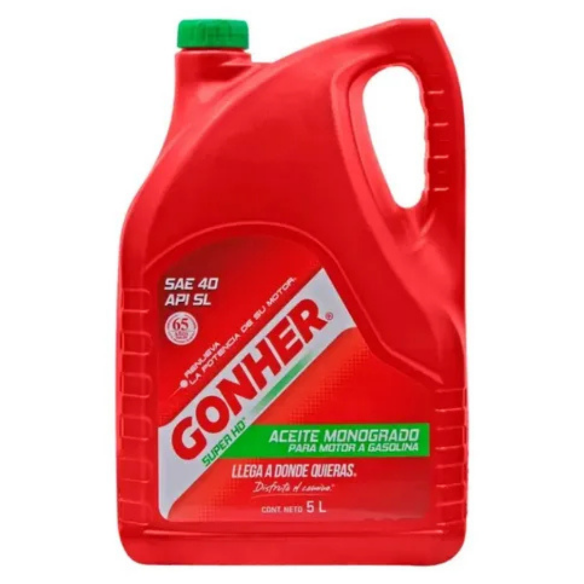 GH-1033947 - ACEITE GONHER SAE 40 API SL CAJA CON 4 PIEZAS DE 5 LITROS