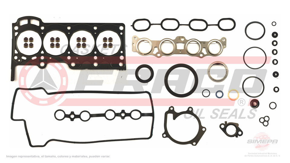 FSX-8040116 - JUEGO DE EMPAQUES PARA TOYOTA AVANZA L4 1.5 L 16 V. DOHC 3SZVE 2007-2017