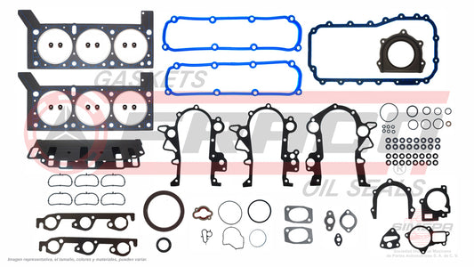 FSX-1162045NR - JUEGO DE EMPAQUES PARA CHRYSLER PACIFICA V6 3.8 L 12 V. OHV 2005-2008