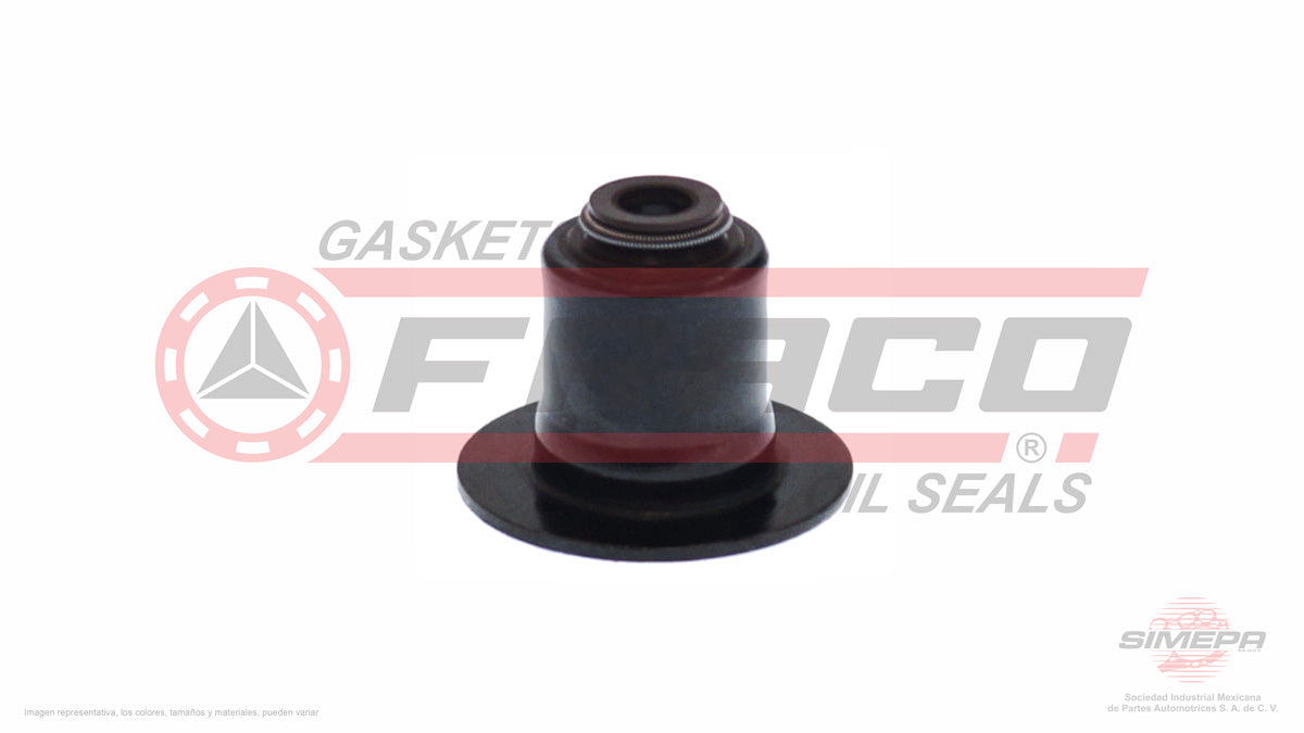 S-2418-V - (50 PIEZAS) SELLO DE VALVULA (RETEN) PARA FORD FIESTA L3 1.5 L ECOBOOST 12 V. DOHC YZJA TURBO 2018-2022