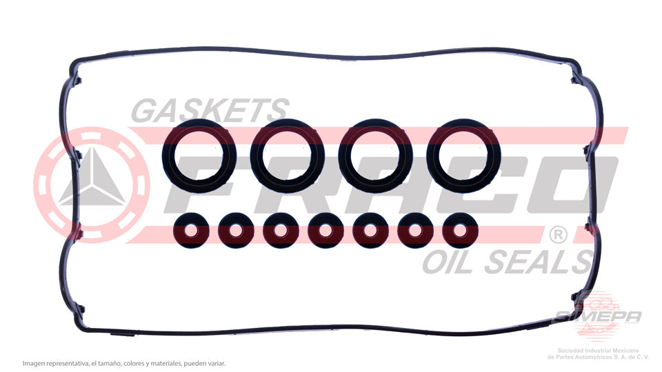 VSX-3540160 - EMPAQUE DE TAPA PUNTERIAS PARA HONDA CR-V L4 2.0 L DOHC 16 V. DOHC B20B4 B20Z2 1997-2001