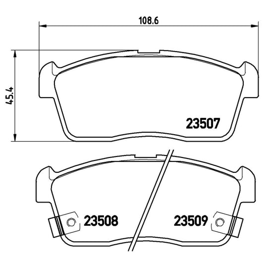 BRE-P79012 - BALATAS DELANTERAS PARA SUZUKI IGNIS GL 2017-2021