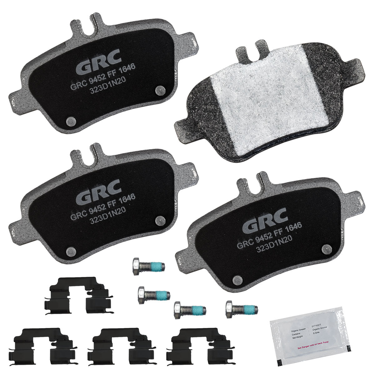 GPRD1646 - BALATAS SEMIMETALICAS TRASERAS PARA INFINITI QX30 2017-2019