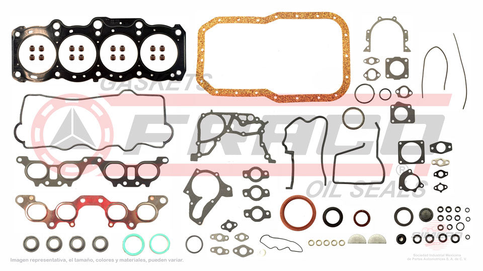 FSX-8040288 - JUEGO DE EMPAQUES PARA TOYOTA CAMRY L4 2.2 L 16 V. DOHC 5SFE 1997-2001