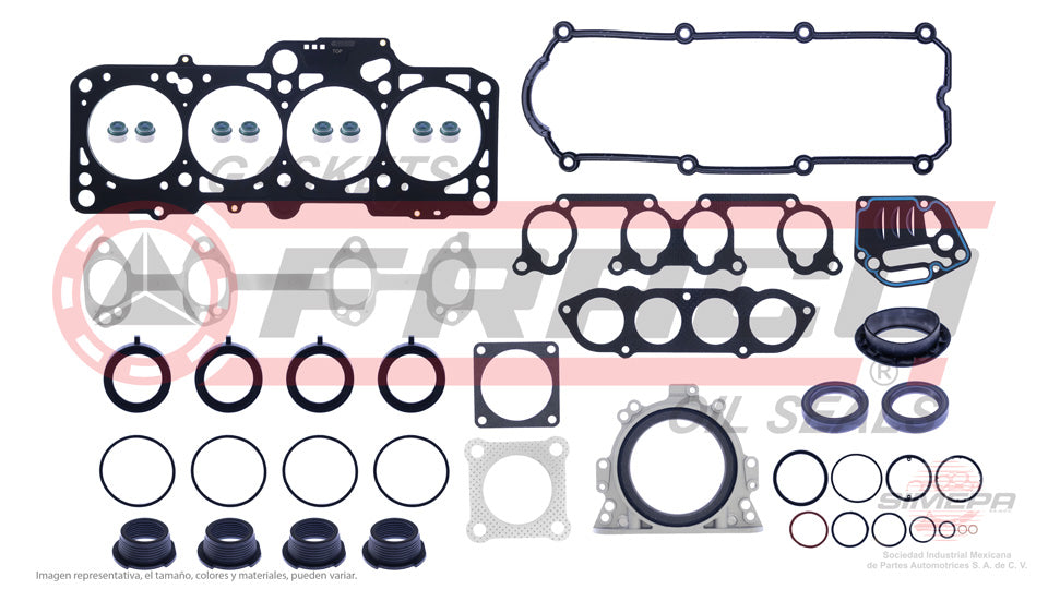 FSX-8640165 - JUEGO DE EMPAQUES PARA VOLKSWAGEN BEETLE L4 2.0 L 8 V. SOHC AZG AZH 2000-2003