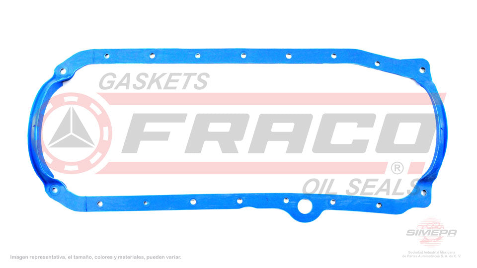 OSX-3082162 - EMPAQUE DE CARTER PARA AVANTI II V8 5.0 L 16 V. OHV 1987-1991