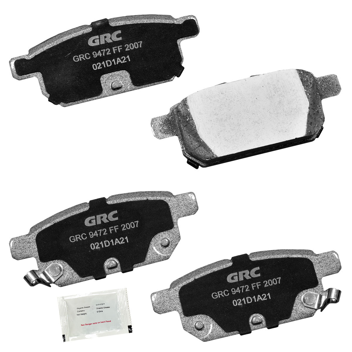 GPRD2007 - BALATAS CERAMICAS TRASERAS PARA SUZUKI CIAZ 2016-2020